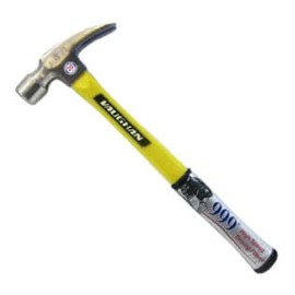 Vaughan 105-08 20-oz Smooth Face "999" Straight Claw Ripping Hammer with 14" Straight Fiberglass Handle (FS999)