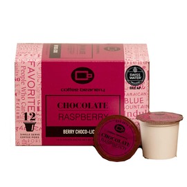 Decaf Chocolate Raspberry Single Serve Coffee Pods | 12ct | SWP Decaf Coffee | Gourmet Flavored Coffee