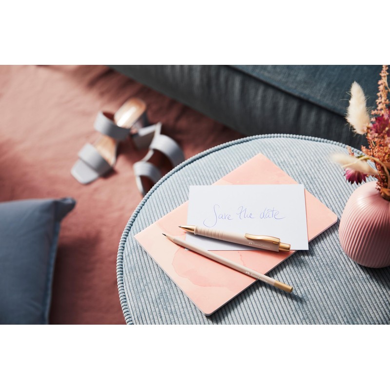 Faber-Castell Poly Ball Urban Pale Rose Stationery Set of 3