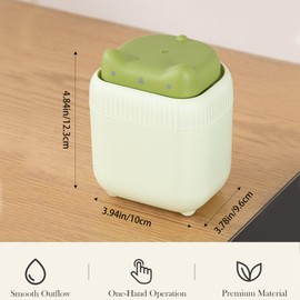 Cat-Shaped Dish Soap Dispenser - Liquid Soap Pump Dispenser for Kitchen Countertop, Ideal for Dishwashing Liquid (Green)