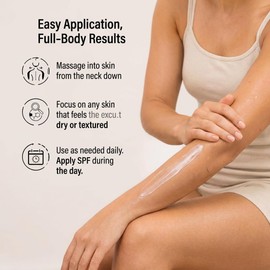Loción corporal 170 g, crema corporal reafirmante 2 piezas