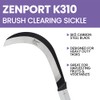 Zenport K310-3PK of Sickles, 9-inch Blade (23cm) Brush Sickle, 46cm