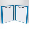 Carstens Heavy Duty Book Style Clipboard with Cover, 2 Clips