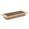 Deluxe Metal Mobile Home Floor Register Vents (4x10, Brown)