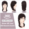 Traqur Mullet Wigs for Men 70s and 80s Theme Party