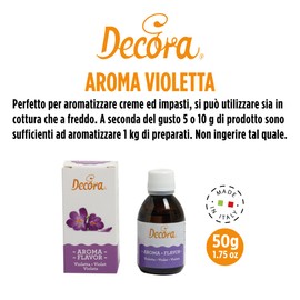 Decora Aroma di Violetta, 1 Confezione da 50 gr