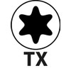 Pack of 100 Torx TX Screws RAL 7016 4.5 x