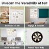 Large Cork Board Felt Wall Tiles, 47"x35" 12 Pack Felt