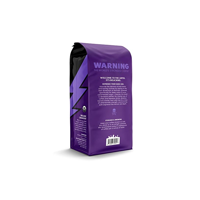 DEATH WISH COFFEE Ground Espresso Roast - Extra Kick of