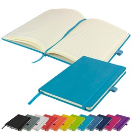 A5 Notebook Ruled Hardcover Diary Notepad Notes Diary (Teal)