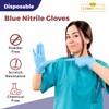 CHEF ROYALE Pack of 1000 Disposable Blue Nitrile Gloves -