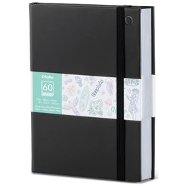 Ohuhu Double Sided Marker Pads Art Sketchbook Bleedproof - 8.5×5.5 Small Art Sketch Book Drawing Papers 60 Sheets/120 Pages 90LB/150GSM Hardcover Sketching Books for Alcohol Marker Painting Coloring