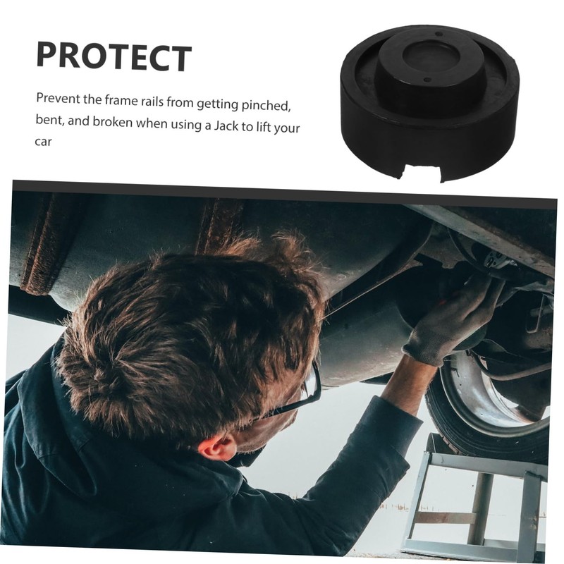 SUPVOX Car Rubber Jack Pad Floor Jack Guard Adapter for