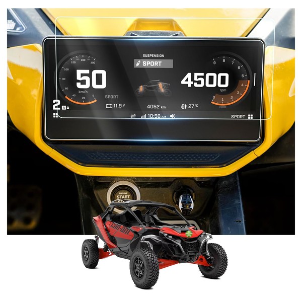 (2Packs)2024 2025 Maverick R Screen Protector for Can-Am Maverick R