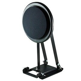 LOW-NOISE BASS DRUM PRACTICE PAD - 10" Drum Kick Pad For Training - Bass Pedal Pad For Natural Rebound Feel - Real Feel High-Density Rubber - DRUMTOP 1000