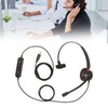 USB Business Headset ENC Noise Cancelling Single Sided Wired PC