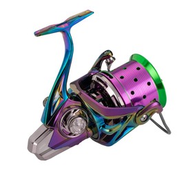 Diwa Spinning Fishing Reels 60 LBS Max Drag Power 18+1 Stainless BB Metal Body Casting Fishing Wheel 8000 10000 12000 Spool Series Freshwater Saltwater Big-Game Surf Ultra Smooth Spinning Reel (8000)