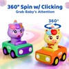 iPlay, iLearn Press to Go Unicorn Car Toys for Toddler