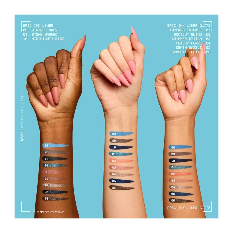 NYX Professional Makeup Epic Ink Liner Glitz Graphite Glitz