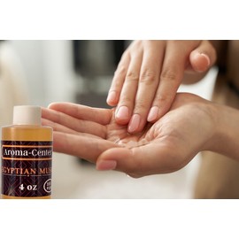 Aroma-Center light brown Egyptian musk body oil- Uncut and Pure Perfume Oil Essential for Body and All Skin type