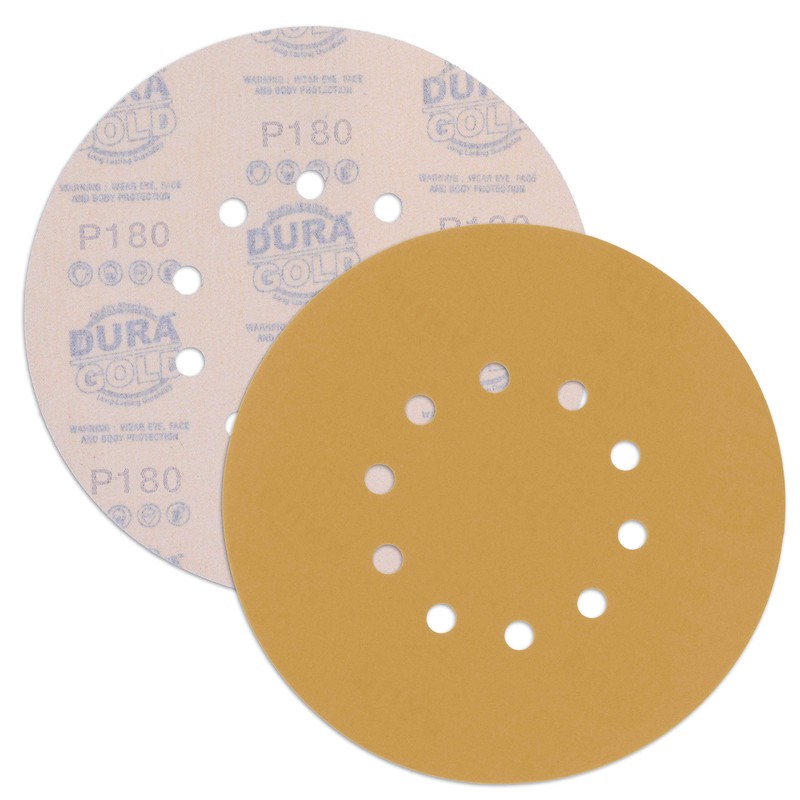 Dura-Gold Premium 9" Drywall Sanding Discs - 180 Grit (Box