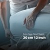 DTEX HOMES Bunk Bed Fitted Sheet 200 Thread Count 30cm/12