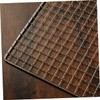 SUPVOX Stainless Steel BBQ Grill Mesh Rack - 20x20cm Square