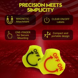 Magnetic Switch For Milwaukeee M12 Ratchet,Magnetic One Finger Reversible Knob 3/8 Socket Set Automotive Tools - Compatible With Milwaukee M12 Tools,2Pack