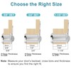 Pertinel Cam Locks Keyed Alike, 3/4" Cabinet Locks with Keys