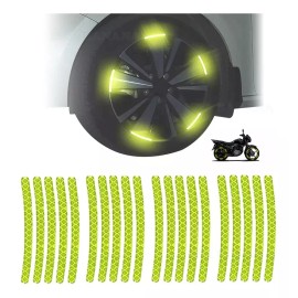SoonHua 20 Pcs Pegatina Cintas Tiras Reflectivas Para Motos Coche