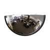 Vision Metalizers 18” Acrylic Bubble Half Dome Mirror with Black