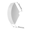 220 x 90 mm / 22 x 9 cm Horizontal