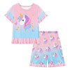LQSZ Girls Pajamas Set Bow Tie Princess Paj Summer Girls