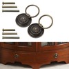 dophee 2Pcs Small Vintage Style Cabinet Drawer Handle Knob Antique