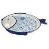 Sigrid Olsen Melamine Fish Plates (Blue & White Fish Shaped