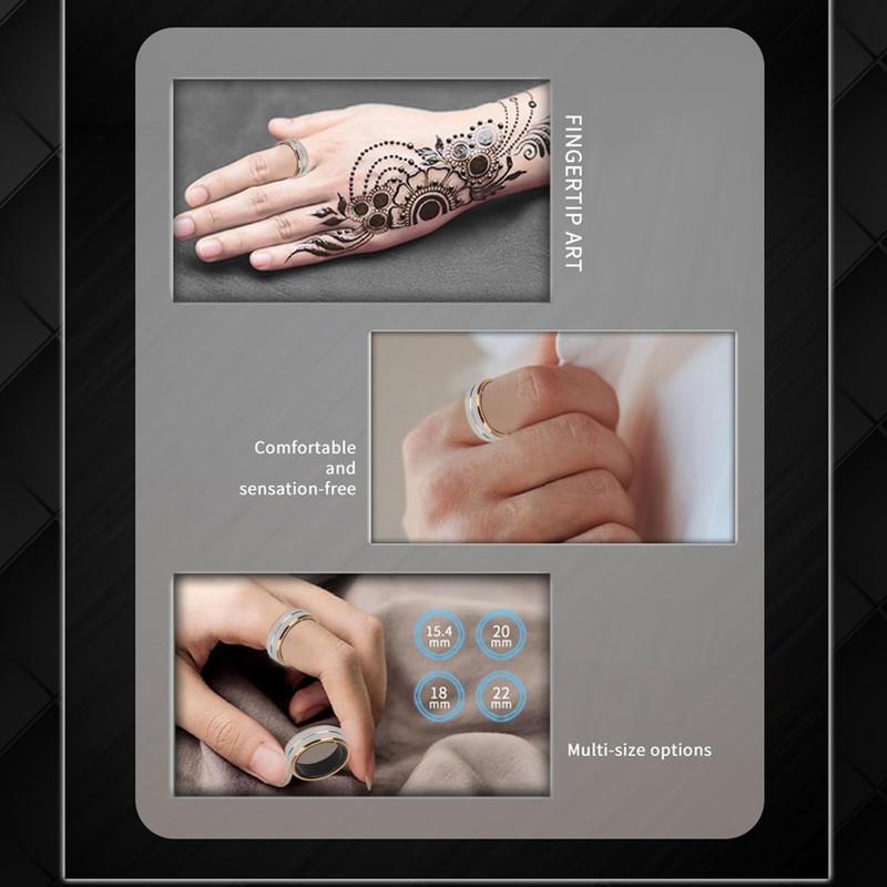 Yanmis Smart Ring Health Tracker, Waterproof Fitness Sleep Tracker Smart