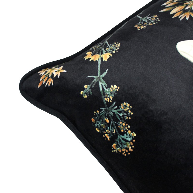 Evans Lichfield Midnight Garden Cushion Cover, Bee, 43 x 43cm