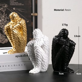 Sculpture Decoration Modern Living Room, Sculpture Decoration Living Room, Statue Bookshelf Decoration for Shelf, Table Decoration, Office Decoration, Home Modern Sculpture, Figures Decoration