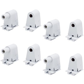 Surf turtle 4 Pair Tombstone Single Pin FA8 Base Holder Socket Connector with T8 T10 T12,for 8ft Light Emitting Diode Fluorescent Tube Light