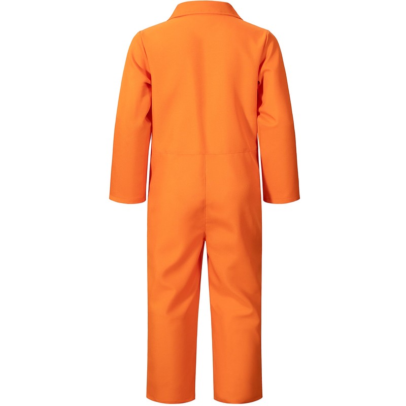 Yoroka Orange Prison Jumpsuit Kids Prison Uniform with Chain Props