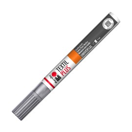 Marabu Textil Plus Painter Pen (3mm Tip) - 782 Silver