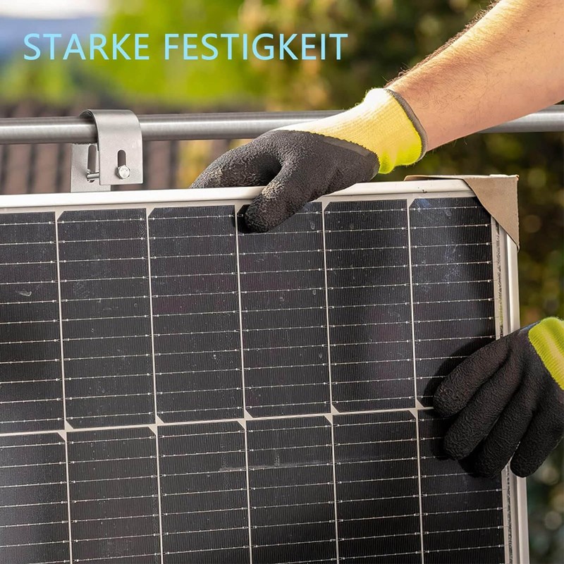 Garosa 2PCS Solar Panel Hooks Stainless Steel Hanger Hooks for