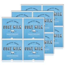 Shower Mate Goat Milk Soap White Milk Scent 90g x 12 / 샤워메이트 산양유 비누 화이트 우유향 90g x 12개