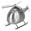 Helicopter Coin Bank Decorative Metal Money Saving Bank Coin Jar