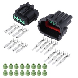 OTOTEC 1Set 8 Pin Male Female Plug Connector of Car Headlight Lamp PB291-08827 Compatible with Toyota Compatible with Nissan Various Car Models