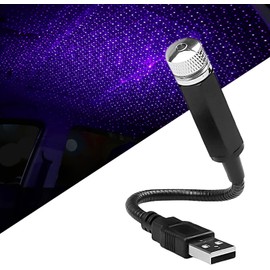 USB Star Night Light Projector,Night Lamp for Cars Ceiling Roof,Mini Led Projection Lamp Star Night,Romantic Decorations Special Night,for Bedroom Decorations, Party, Walls