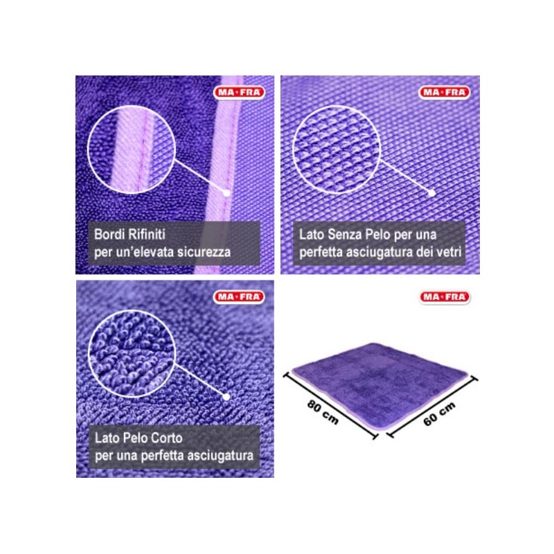 Mafra Ma-Fra Super Dryer Absorbent Microfibre Cloth, 60 x 80