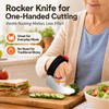 Bendable Adaptive Utensils 3-Piece Set, Parkinsons Fork Spoon Rocker Knife,