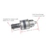 CHANCS Drill Chuck Threaded Self-Locking 1.5-10MM 3/8-24UNF Handheld Hand Drill