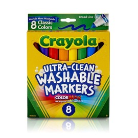 Crayola 8ct Washable Markers Fine